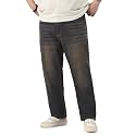 Urbano Plus Men39s Straight Fit Heavy Washed