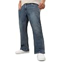 Urbano Plus Men39s Washed Bootcut Jeans Stretchable