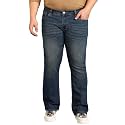 Urbano Plus Men39s Washed Bootcut Jeans Stretchable