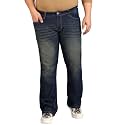 Urbano Plus Men39s Washed Bootcut Jeans Stretchable