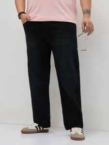 Urbano Plus Regular Men Black Jeans