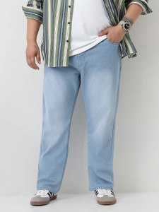 Urbano Plus Straight Fit Men Light Blue