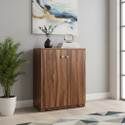 Urbanovia Cabinet with Doors 4Tier Storage Organizer