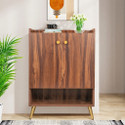 Urbanovia Wooden Shoe Rack Cabinet for Home