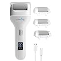 Urban Yog Callus Remover, Foot Scrubber For Dead Skin, With 3 Interchangeable Head Rollers, Rechargeable, Callus & Dead Skin Removal, 2 Speed Settings, Fast Type-C Charging, 1200mAh Battery