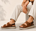URBANZSTYLE Men Casual Sandal Tan 8