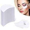 20 Pieces Cotton Under Eye Disposable Patches Eyeshields Eye Tips Sticker For Smoky Eye Makeup/Winged Eye Liner/Eyelash Extension/Lip Makeup