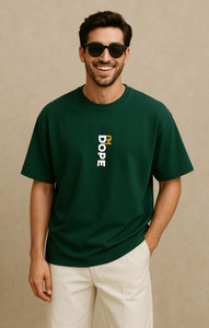 UrGear Printed Men Round Neck Green T-Shirt