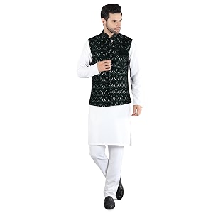 Uri and MacKenzie Mens Silk Blend Kurta