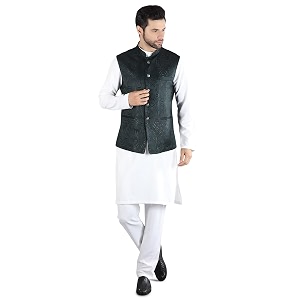 Uri and MacKenzie Mens Silk Blend Kurta