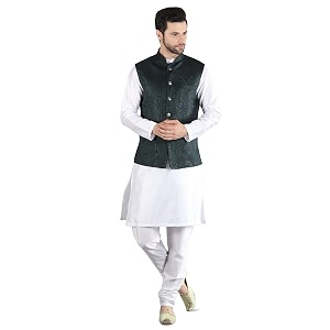 Uri and MacKenzie Mens Silk Blend Kurta