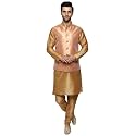 Uri and MacKenzie Men's Silk Blend Kurta Pajama with Designer Ethnic Nehru Jacket/Modi Jacket…