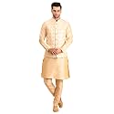 Uri and MacKenzie Men's Silk Blend Kurta Pajama with Designer Ethnic Nehru Jacket/Modi Jacket