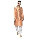 Uri and MacKenzie Men's Silk Blend Kurta Pajama with Designer Ethnic Nehru Jacket/Modi Jacket…