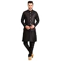 Uri and MacKenzie Men's Silk Blend Kurta Pajama with Designer Ethnic Nehru Jacket/Modi Jacket