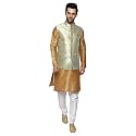 Uri and MacKenzie Men's Silk Blend Kurta Pajama with Designer Ethnic Nehru Jacket/Modi Jacket…