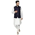 Uri and MacKenzie Men's Silk Blend Kurta Pajama with Designer Ethnic Nehru Jacket/Modi Jacket…
