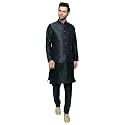 Uri and MacKenzie Men's Silk Blend Kurta Pajama with Designer Ethnic Nehru Jacket/Modi Jacket…