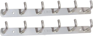 urim 6 pin hook stainless steel bathroom cloth steel dress pack of 2 hangers for  dress