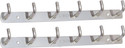 URIM 6 Pin Hook Stainless Steel Bathroom Cloth Steel Dress Pack of 2 Hangers For  Dress