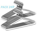 URIM Anny 301 Shirt Hanger 24 Pcs Steel Dress Pack of 24 Hangers For  Dress
