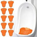 Urinal Screen Deodorizer, Urinal Cakes, Splash Guard, Orange Scented 10PK
