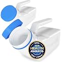 Urinals for Men Spill Proof with Glow-in-Dark Lid: 32oz Pee Bottle, 2-Pack