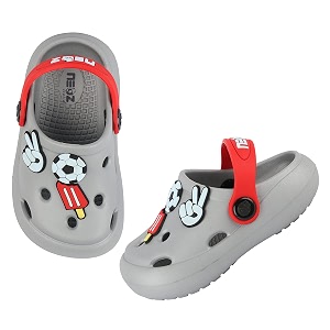 URJO Unisex-Child Toyz Kids Clogs Sandals with