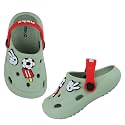 URJO Unisex-Child Toyz Kid39s ClogsSandals with Adjustable