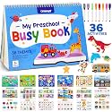 URMYWO Busy Book, 36 Preschool Learning Activities, Screen Free Workbook