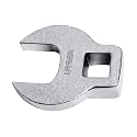 URREA 3/8" Drive Crowfoot Wrench - 11/16" Open End Socket Wrench with Drop Forged Construction & Nickel-Chrome Finish - 4922