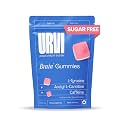 URVI® Focus, Memory & Energy Gummies with Vitamin B12, L-Methylfolate, L-Tyrosine 500 mg, Acetyl-L-Carnitine & 16 mg Caffeine - Sugar-Free, Strawberry, 60 Chewy Gummies