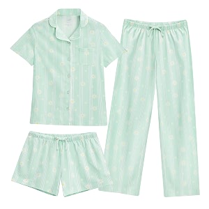 US Angels Girls Pajama Set 3 Piece