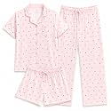 US Angels Girls Pajama Set 3 Piece