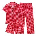 US Angels Girls Pajama Set 3 Piece