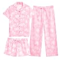 US Angels Girls Pajama Set 3 Piece