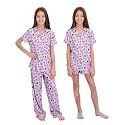 US Angels Girls Pajama Set 3 Piece