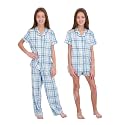 US Angels Girls Pajama Set 3 Piece
