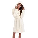 US Angels Plush Robe For Girls- Plush Winter PJ Robe With Pockets, Hoodie & Belt- Ultra-Soft Bathrobe