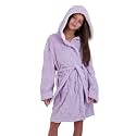 US Angels Plush Robe For Girls- Plush Winter PJ Robe With Pockets, Hoodie & Belt- Ultra-Soft Bathrobe