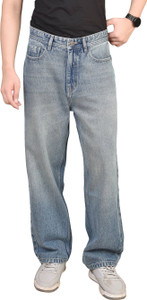 US BLUE Loose Fit Men Blue Jeans