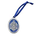 US Naval Academy (Crest) Ornament Non-Dated | Hand-Sculpted Christmas Tree Ornament | Intricately Crafted Metal Pewter Alma Mater Inlay