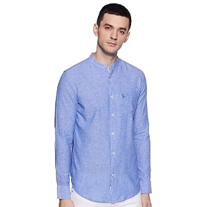 US Polo Association Mens Solid Regular Fit