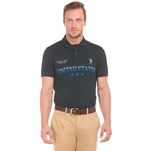US Polo Association Mens Solid Regular Fit