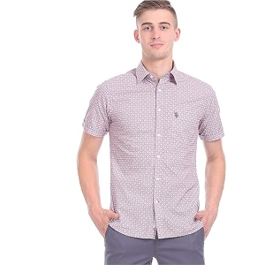 US Polo Association Mens Solid Regular Fit