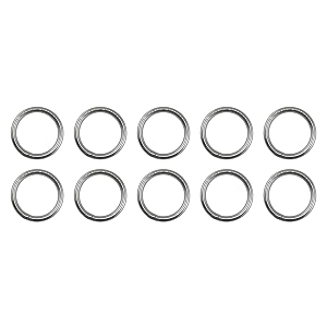 us stainless 10 pieces stainless steel 316 round ring welded 31634 x 2 3834 5mm x 60mm marine grade