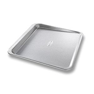 usa pan bakeware aluminized steel cookie scoop pan medium