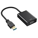 USB 3.0 to HDMI Adapter 1080P USB 2.0 to HDMI-Compatible Converter External Video Card(USB3.0)