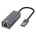 USB 3.0 to LAN Ethernet Adapter | High Speed Gigabit RJ45 Converter | Plug & Play for Laptop, PC, MacBook