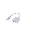 USB 3.0 to VGA Adapter External Video Card Mirror Display Extend Display Converter(White)